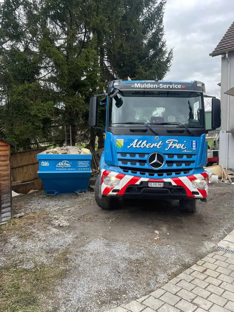 Mulden – Fuhrpark Alb. Frei Transporte AG