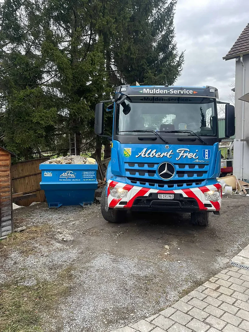 Mulden – Fuhrpark Alb. Frei Transporte AG