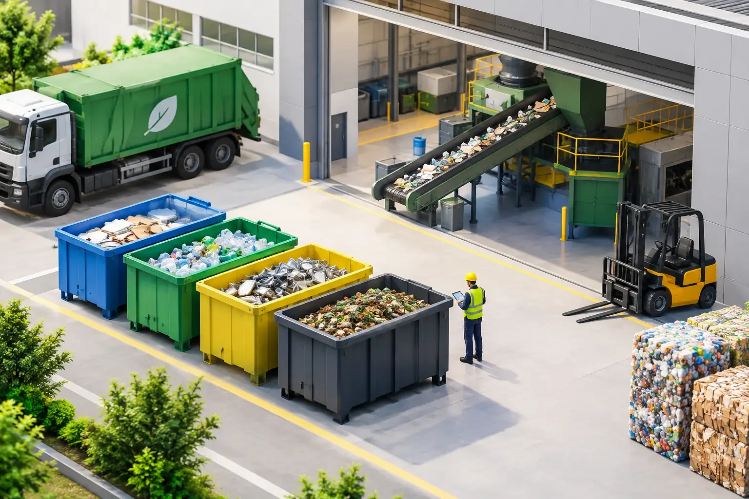 Beste Lösungen für Industrieabfälle im Betrieb