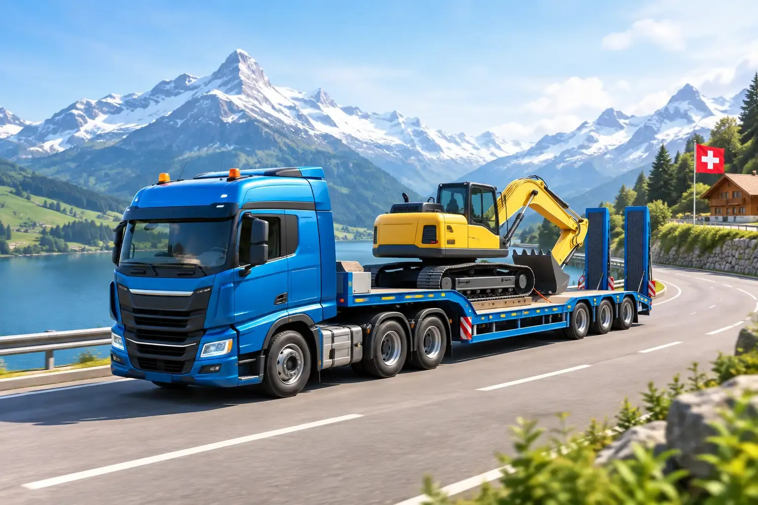 Erfahrungen mit Maschinentransport in der Schweiz