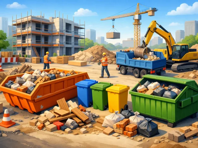 Abfallentsorgung auf Baustelle richtig planen