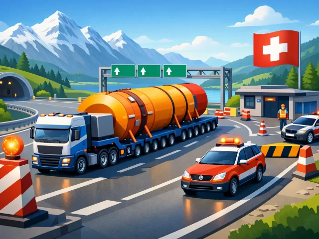 Schwertransport-Genehmigung in der Schweiz