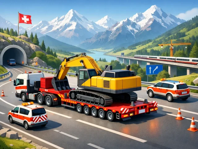 Schwertransport in der Schweiz richtig planen
