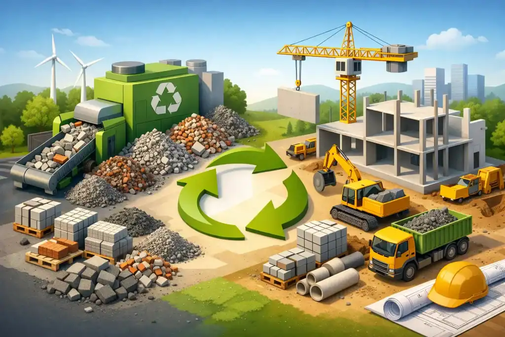 Ratgeber zu Recyclingbaustoffen für Bauprojekte