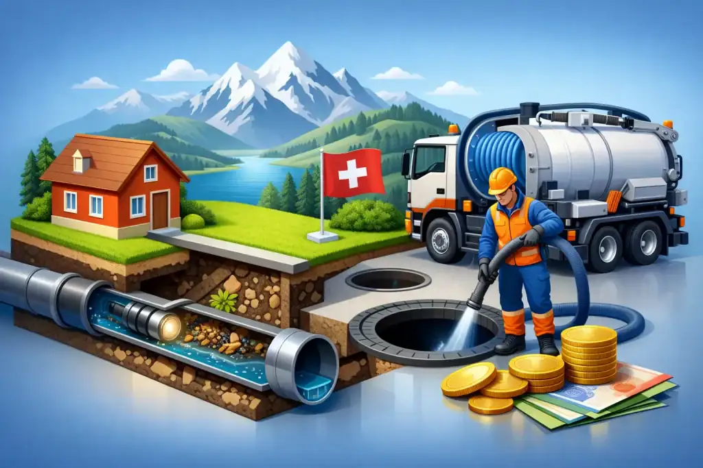 Was kostet eine Kanalreinigung in der Schweiz?