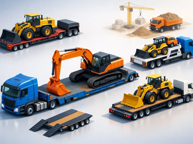 Die beste Transportlösung für Baumaschinen