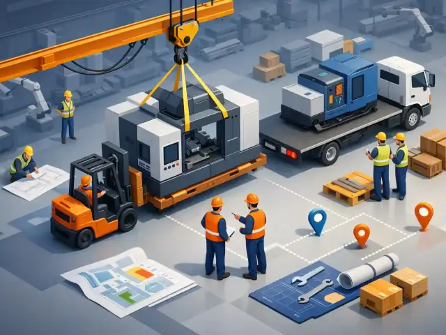 Maschinenumzug im Industriebetrieb richtig planen