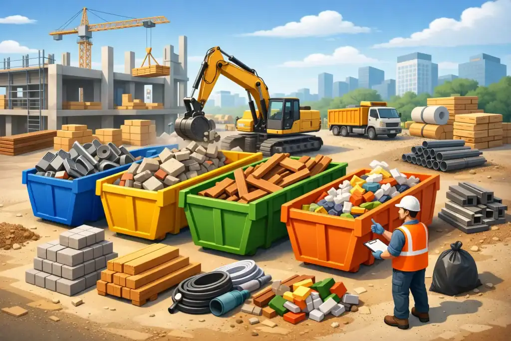 Materialtrennung auf Baustellen richtig planen