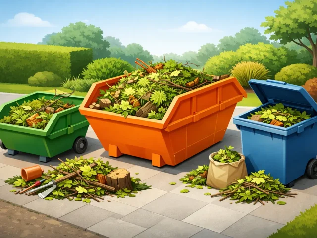 Welche Mulde für Gartenabfall ist richtig?