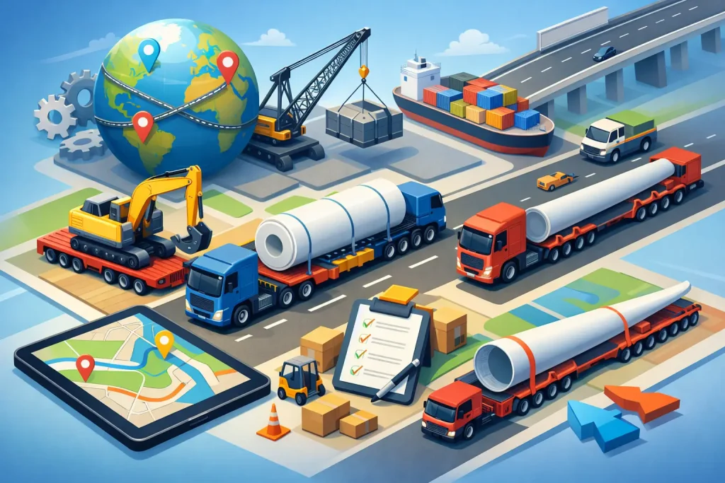 Schwertransport oder Spezialtransport richtig planen